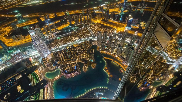 Amazing Night View From Burj Khalifa
