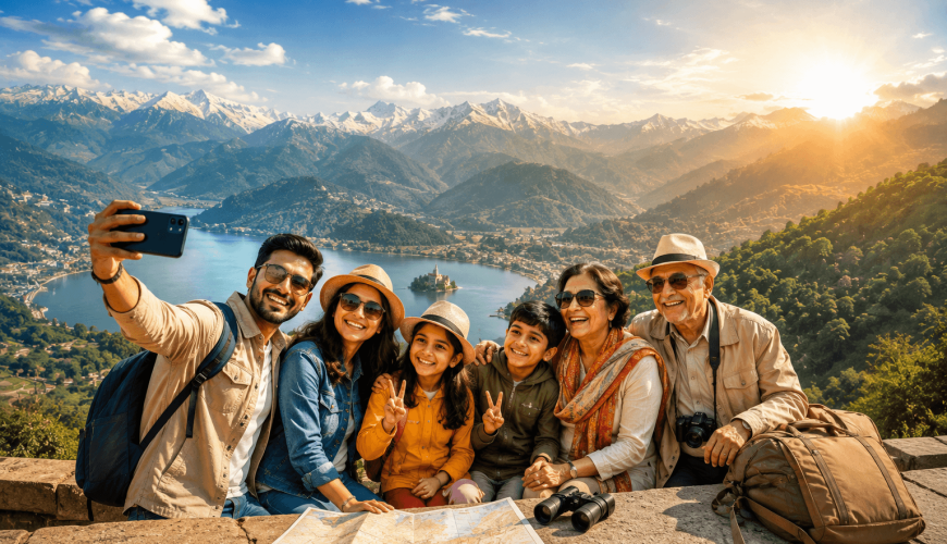 Family adventure in mountain paradise