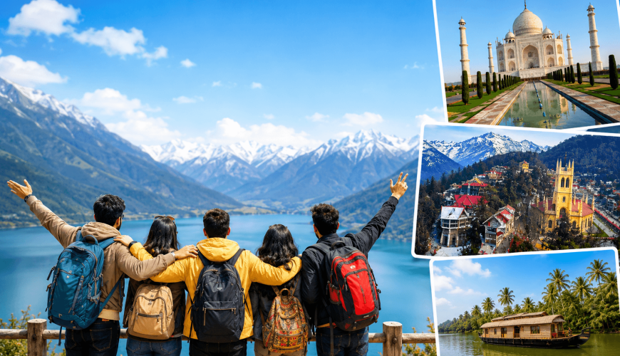 Scenic travel adventures in India