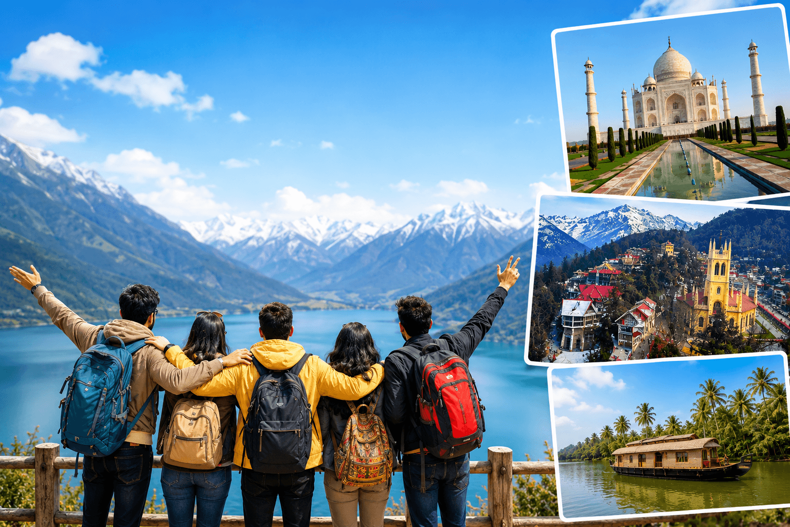 Scenic travel adventures in India
